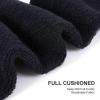 imageFITRELL 23 Pack Merino Wool Ski Socks for Snowboarding Full Cushioned Winter Thermal Kneehigh Warm Socks for Men and WomenBlack