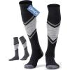 imageFITRELL 23 Pack Merino Wool Ski Socks for Snowboarding Full Cushioned Winter Thermal Kneehigh Warm Socks for Men and WomenBlackgrey