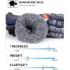 imageFITRELL 23 Pack Merino Wool Ski Socks for Snowboarding Full Cushioned Winter Thermal Kneehigh Warm Socks for Men and WomenBlackorange