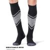 imageFITRELL 23 Pack Merino Wool Ski Socks for Snowboarding Full Cushioned Winter Thermal Kneehigh Warm Socks for Men and WomenBlackorangeblue