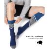 imageFITRELL 23 Pack Merino Wool Ski Socks for Snowboarding Full Cushioned Winter Thermal Kneehigh Warm Socks for Men and WomenBlue