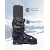 imageFITRELL 23 Pack Merino Wool Ski Socks for Snowboarding Full Cushioned Winter Thermal Kneehigh Warm Socks for Men and WomenPurple