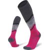 imageFITRELL 23 Pack Merino Wool Ski Socks for Snowboarding Full Cushioned Winter Thermal Kneehigh Warm Socks for Men and WomenRose Red
