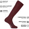 imageFITRELL 23 Pack Soccer Socks Baseball Softball For Youth Kids Boys Girls OverTheCalf Football Socks for Adult Men WomenMaroon2