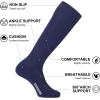 imageFITRELL 23 Pack Soccer Socks Baseball Softball For Youth Kids Boys Girls OverTheCalf Football Socks for Adult Men WomenNavy2