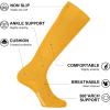 imageFITRELL 23 Pack Soccer Socks Baseball Softball For Youth Kids Boys Girls OverTheCalf Football Socks for Adult Men WomenYellow2