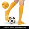 imageFITRELL 23 Pack Soccer Socks Baseball Softball For Youth Kids Boys Girls OverTheCalf Football Socks for Adult Men WomenYellow2