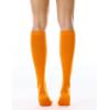 imageFITRELL Womens Knee High Socks Outdoor Sport Athletic Socks Casual Stripe Tube Socks 14 Pack1 Pack Orange