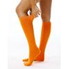 imageFITRELL Womens Knee High Socks Outdoor Sport Athletic Socks Casual Stripe Tube Socks 14 Pack1 Pack Orange
