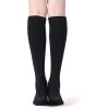 imageFITRELL Womens Knee High Socks Outdoor Sport Athletic Socks Casual Stripe Tube Socks 14 PackBlack