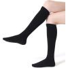 imageFITRELL Womens Knee High Socks Outdoor Sport Athletic Socks Casual Stripe Tube Socks 14 PackBlack