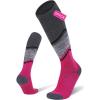 imageFITRELL 23 Pack Merino Wool Ski Socks for Snowboarding Full Cushioned Winter Thermal Kneehigh Warm Socks for Men and WomenRose Red