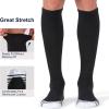 imageFITRELL 23 Pack Baseball Soccer Softball Socks for Kids Youth Men ampamp Women OvertheCalf Knee High Socks Multiple ColorsBlack 3 Pack