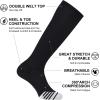 imageFITRELL 23 Pack Baseball Soccer Softball Socks for Kids Youth Men ampamp Women OvertheCalf Knee High Socks Multiple ColorsBlack 3 Pack