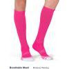 imageFITRELL 23 Pack Baseball Soccer Softball Socks for Kids Youth Men ampamp Women OvertheCalf Knee High Socks Multiple ColorsHot Pink 2 Pack