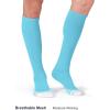 imageFITRELL 23 Pack Baseball Soccer Softball Socks for Kids Youth Men ampamp Women OvertheCalf Knee High Socks Multiple ColorsLight Blue 2 Pack