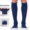 imageFITRELL 23 Pack Baseball Soccer Softball Socks for Kids Youth Men ampamp Women OvertheCalf Knee High Socks Multiple ColorsNavy Blue 2 Pack