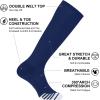 imageFITRELL 23 Pack Baseball Soccer Softball Socks for Kids Youth Men ampamp Women OvertheCalf Knee High Socks Multiple ColorsNavy Blue 2 Pack