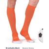 imageFITRELL 23 Pack Baseball Soccer Softball Socks for Kids Youth Men ampamp Women OvertheCalf Knee High Socks Multiple ColorsOrange 2 Pack