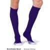 imageFITRELL 23 Pack Baseball Soccer Softball Socks for Kids Youth Men ampamp Women OvertheCalf Knee High Socks Multiple ColorsPurple 2 Pack