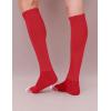 imageFITRELL 23 Pack Baseball Soccer Softball Socks for Kids Youth Men ampamp Women OvertheCalf Knee High Socks Multiple ColorsRed 2 Pack