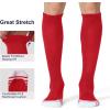 imageFITRELL 23 Pack Baseball Soccer Softball Socks for Kids Youth Men ampamp Women OvertheCalf Knee High Socks Multiple ColorsRed 2 Pack
