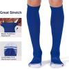 imageFITRELL 23 Pack Baseball Soccer Softball Socks for Kids Youth Men ampamp Women OvertheCalf Knee High Socks Multiple ColorsRoyal Blue 2 Pack