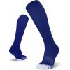 imageFITRELL 23 Pack Baseball Soccer Softball Socks for Kids Youth Men ampamp Women OvertheCalf Knee High Socks Multiple ColorsRoyal Blue 2 Pack