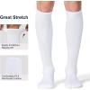imageFITRELL 23 Pack Baseball Soccer Softball Socks for Kids Youth Men ampamp Women OvertheCalf Knee High Socks Multiple ColorsWhite 2 Pack