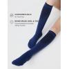 imageFITRELL 3 Pairs Compression Socks for Women and Men 2030mmHgCirculation Support SocksBlackGreyNavy
