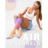 imageFITRELL 3 Pairs Compression Socks for Women and Men 2030mmHgCirculation Support SocksBliss Cream