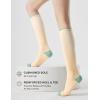 imageFITRELL 3 Pairs Compression Socks for Women and Men 2030mmHgCirculation Support SocksCalming Nude