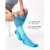 imageFITRELL 3 Pairs Compression Socks for Women and Men 2030mmHgCirculation Support SocksPinkpurpleblue