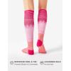 imageFITRELL 3 Pairs Compression Socks for Women and Men 2030mmHgCirculation Support SocksPinkpurpleblue