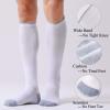 imageFITRELL 3 Pairs Compression Socks for Women and Men 2030mmHgCirculation Support SocksWhite