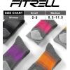 imageFITRELL 4 Pack Womens Merino Wool Hiking Socks Wicking Cushioned Warm Thermal Walking Boot Crew Socks Woollen SocksBlack2  Rose Red2