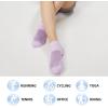 imageFITRELL 56 Pairs Ankle Running Socks for Women Athletic Cushioned Low Cut Tab Sports Socks5 Pairs Rococo