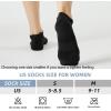 imageFITRELL 56 Pairs Ankle Running Socks for Women Athletic Cushioned Low Cut Tab Sports Socks6 Pairs All Black