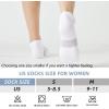 imageFITRELL 56 Pairs Ankle Running Socks for Women Athletic Cushioned Low Cut Tab Sports Socks6 Pairs All White