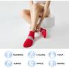 imageFITRELL 56 Pairs Ankle Running Socks for Women Athletic Cushioned Low Cut Tab Sports Socks6 Pairs Brownie