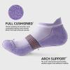 imageFITRELL 56 Pairs Ankle Running Socks for Women Athletic Cushioned Low Cut Tab Sports Socks6 Pairs Brownie