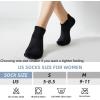 imageFITRELL 56 Pairs Ankle Running Socks for Women Athletic Cushioned Low Cut Tab Sports Socks6 Pairs Chocolate