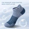 imageFITRELL 56 Pairs Ankle Running Socks for Women Athletic Cushioned Low Cut Tab Sports Socks6 Pairs Chocolate