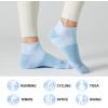 imageFITRELL 56 Pairs Ankle Running Socks for Women Athletic Cushioned Low Cut Tab Sports Socks6 Pairs Macaron