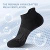 imageFITRELL 56 Pairs Ankle Running Socks for Women Athletic Cushioned Low Cut Tab Sports Socks6 Pairs WhiteBlackGrey