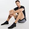imageFITRELL 6 Pack Mens Ankle Running Socks Low Cut Cushioned Athletic Sports Socks 799121215Blackgreen