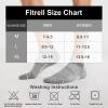 imageFITRELL 6 Pack Mens Ankle Running Socks Low Cut Cushioned Athletic Sports Socks 799121215Blackwhitegrey Mixed