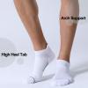 imageFITRELL 6 Pack Mens Ankle Running Socks Low Cut Cushioned Athletic Sports Socks 799121215Blackwhitegrey Mixed