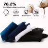 imageFITRELL 6 Pack Mens Athletic Ankle Socks Cushioned Sports Running Socks 799121215Blue Mixed
