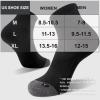 imageFITRELL 6 Pack Mens Athletic Ankle Socks Cushioned Sports Running Socks 799121215Blue Mixed